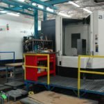 Twin horizontal CNC machines